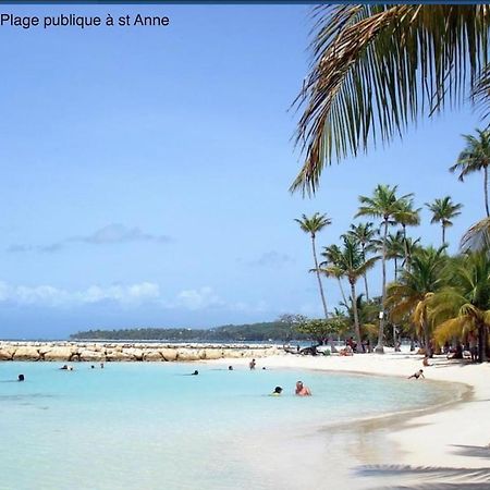 Studio Village Vacances,Vue Mer, Plage A 30M ,Wifi A Sainte Anne Sainte-Anne (Grande-Terre) Exterior foto